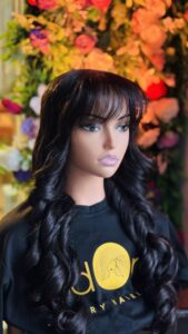 Luxury Jade with bangs